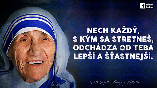 Modlitba Matky Terezy za rodinu