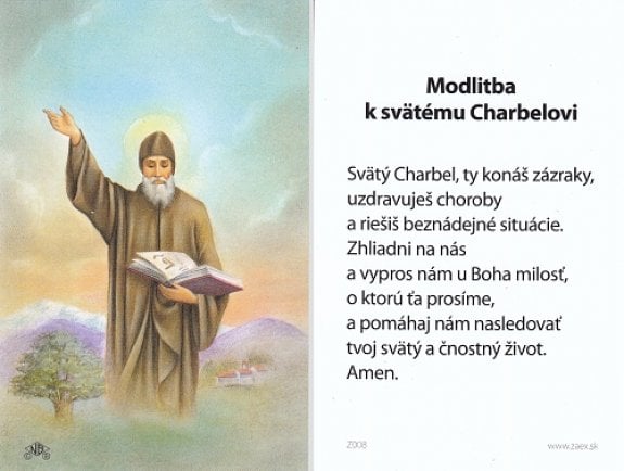 Modlitba k svätému Charbelovi
