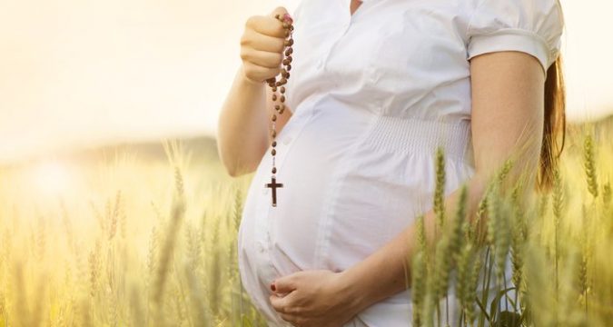 Modlitba tehotnej ženy