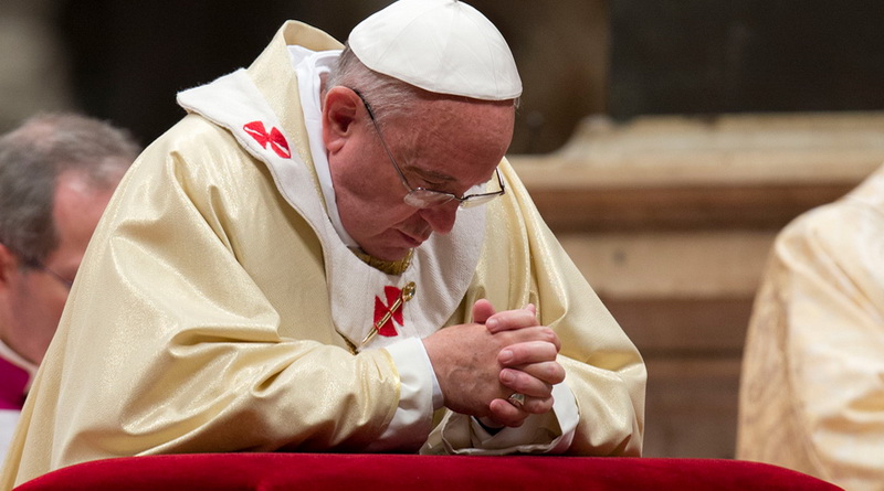 Modlitba za pápeža